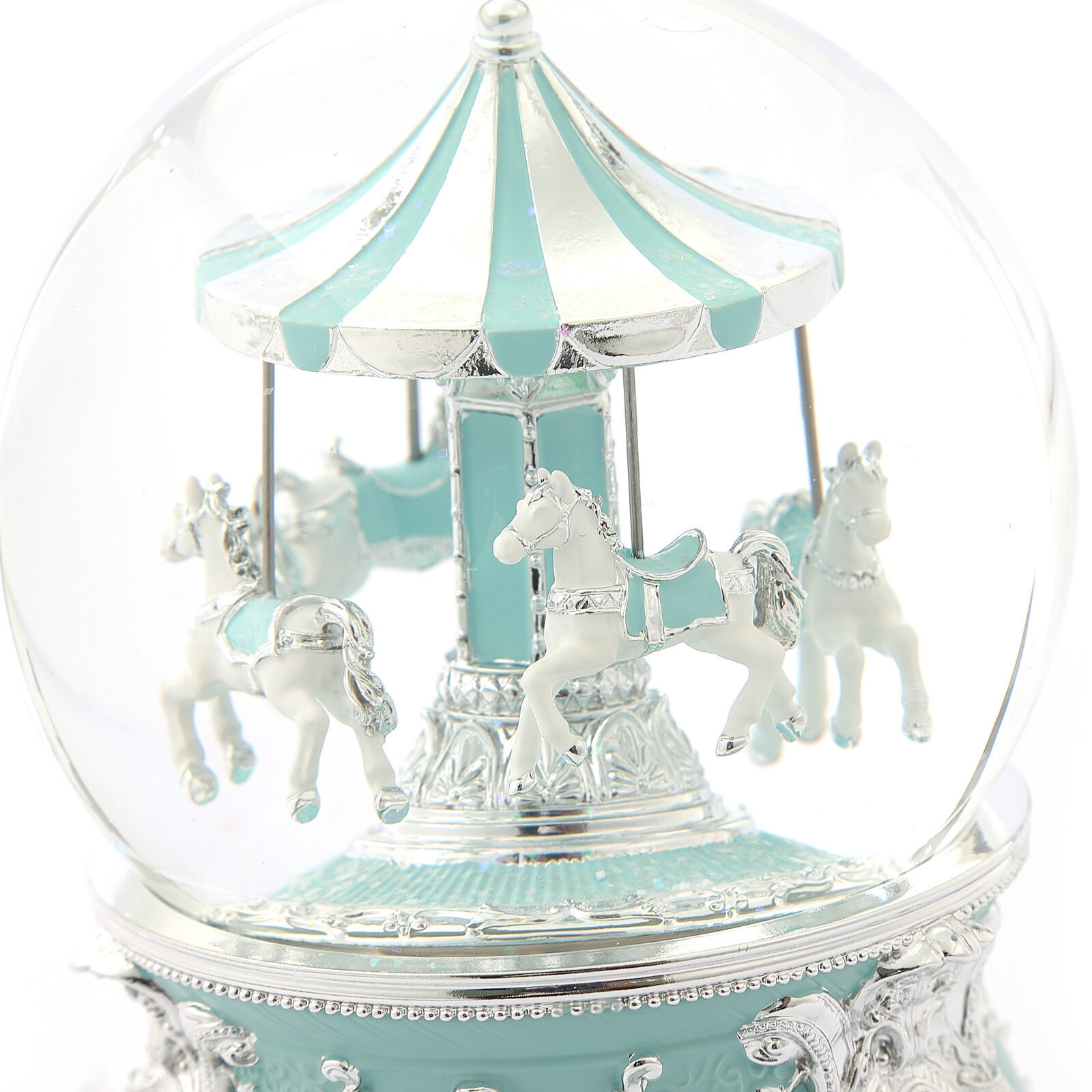 TIFFANY & CO. Rare Carousel Music Box / Snow-globe Limited Edition