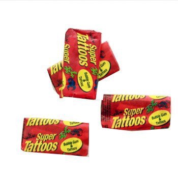Super Tattoos Bubble Gum - Sweetsworld - Chocolate Shop