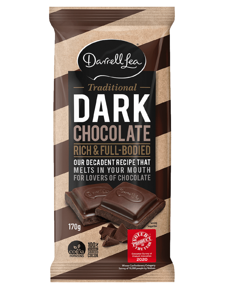 Darrell Lea Traditional Dark Chocolate 170g Sweetsworld Chocolate Shop