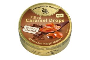 C&H CHOCOLATE FILLED CARAMEL DROPS 130G