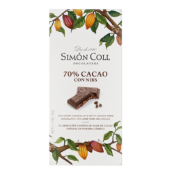 Simon Coll 70 Cacao Con Nibs 85g