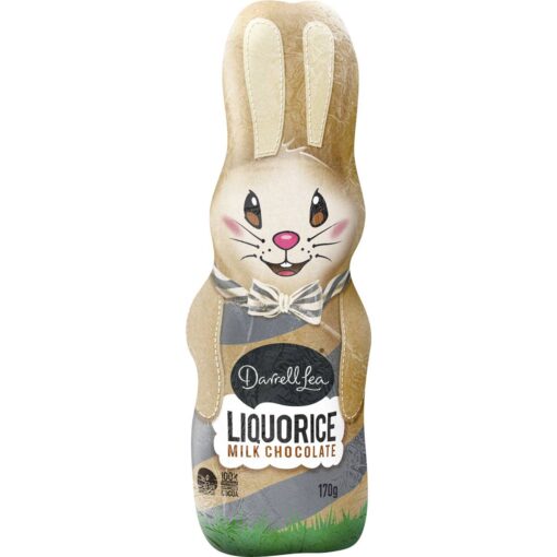 Darrell Lea Milk Chocolate Liquorice Bunny 170g