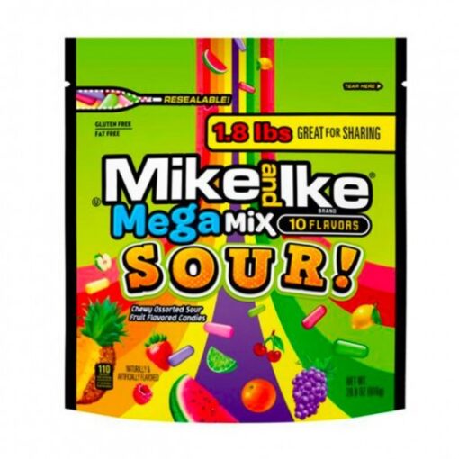 Mike and Ike Mega Mix Sour 816g