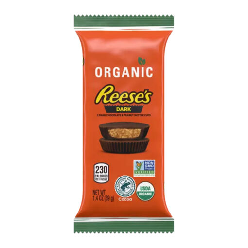 REESES Organic Dark Chocolate Peanut Butter Cups product 1