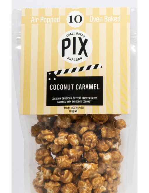 pix coconut caramel popcorn 110g x 8