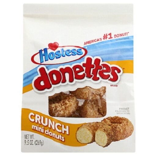 Hostess Donettes Crunch Mini Donuts 269g