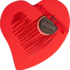 CACHET Red Heart Gift Box Asst Choc 185g