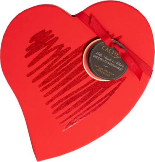 CACHET Red Heart Gift Box Asst Choc 185g