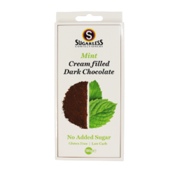 Mint Cream filled Dark Choc Block 100g