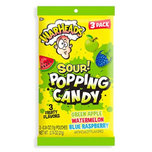 Warheads Sour Popping Candy 7g
