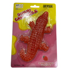 Super Gummy Crocodile (Strawberry Flavour) 150g