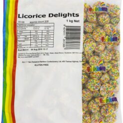 Rainbow Licorice Delights 1kg a