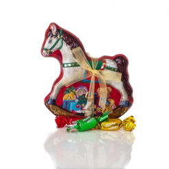 Windel Xmas Rocking Horse Gift Tin w Choc 129g