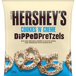 Hershey s Cookies N Creme Dipped Pretzels Peg Bag 4 25oz