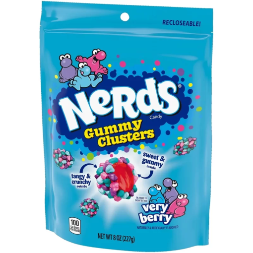 Nerds Gummy Clusters Very Berry 226g