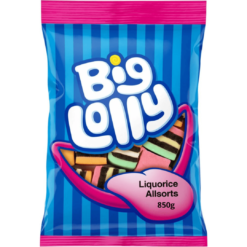 BIG LOLLY LICORICE ALLSORTS 850G