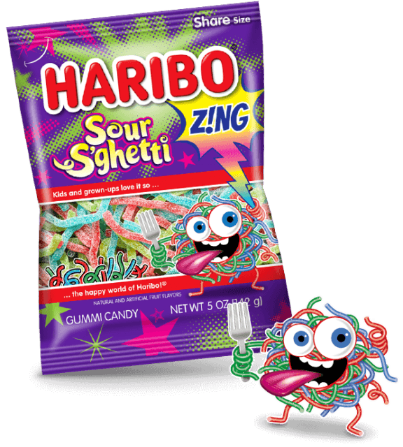 Haribo Sour S'ghetti 140g