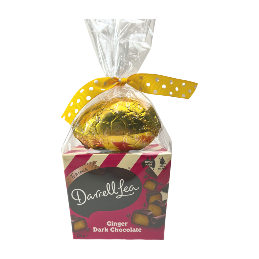 Darrell Lea Ginger Dark Chocolate Egg Easter Pack