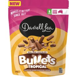 Darrell Lea Milk Chocolate Tropical Bullets