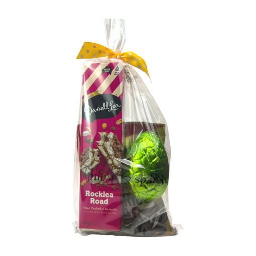 Darrell Lea Rocky Road Soft Licorice Egg Easter Pack png