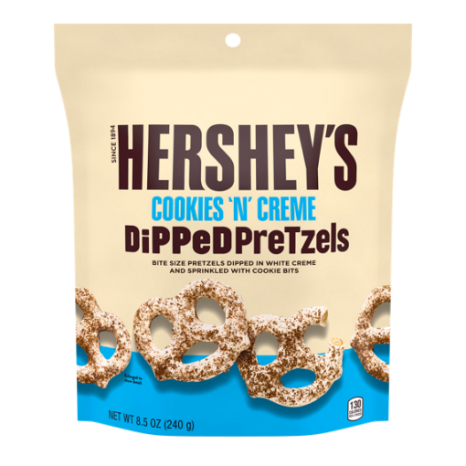Hershey s Cookies n Creme Dipped Pretzels 240g png