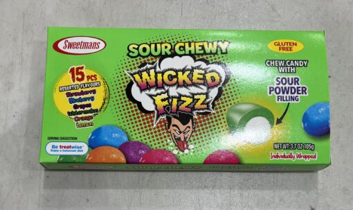 Wicked Fizz Sour Chewy Box 105g 1