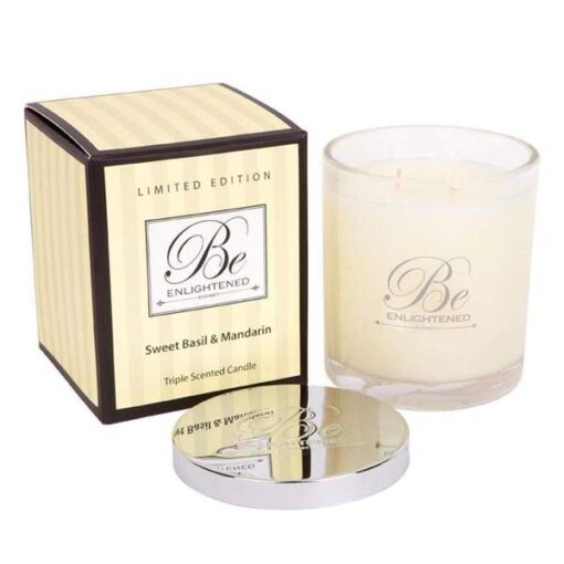 Sweet Basil and Mandarin Candle 400g 1