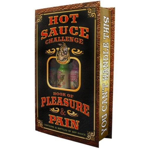 Hot Sauce Challenge Book of Pleasure & Pain 12 x 22g 4