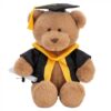 WITH HEART GRADUATION BEAR LARGE WITH SCROLL 24cm 2