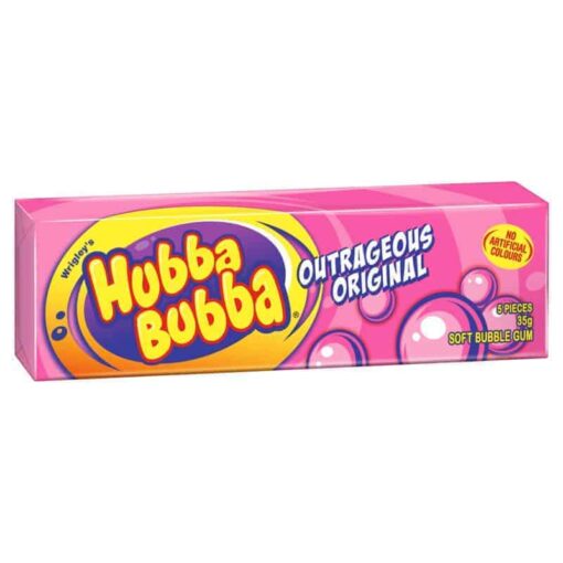 Wrigley's Hubba Bubba Bubble Gum Outrageous Original