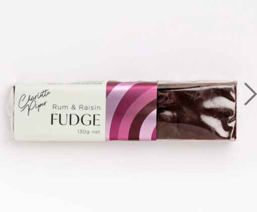 Charlotte Piper Rum & Raisin Fudge 130g