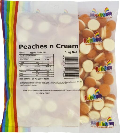 Rainbow Peaches n Cream 1kg 1