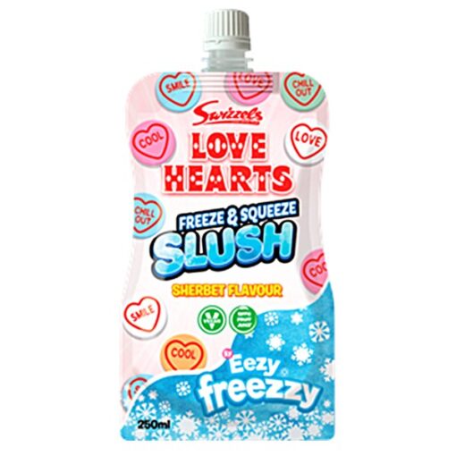 Swizzels Love Hearts Sherbet Flavour Slush Pouch 250mL