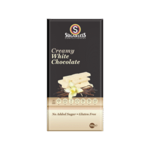 Creamy White Chocolate Sugarless Block 100g