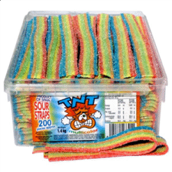 TNT SOUR STRAPS MULTI COLOUR (200) 1.68kg