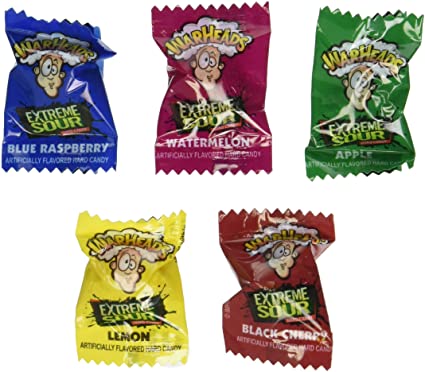 Warheads Extreme Sour single 1 Warheads Extreme Sour single