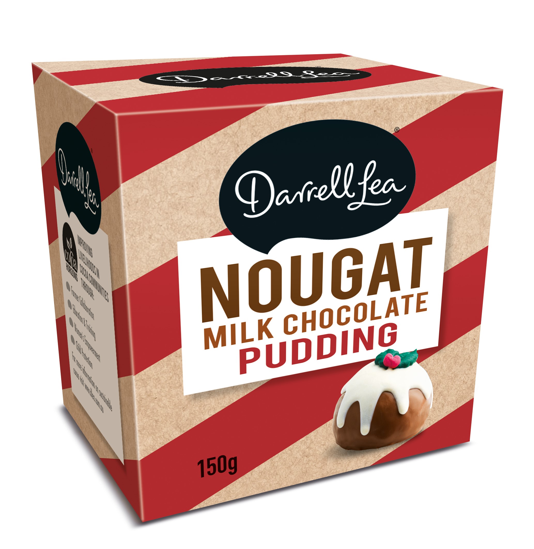 Darrell Lea Christmas Nougat Pudding - Milk 150g 1 Darrell Lea Christmas Nougat Pudding 150g