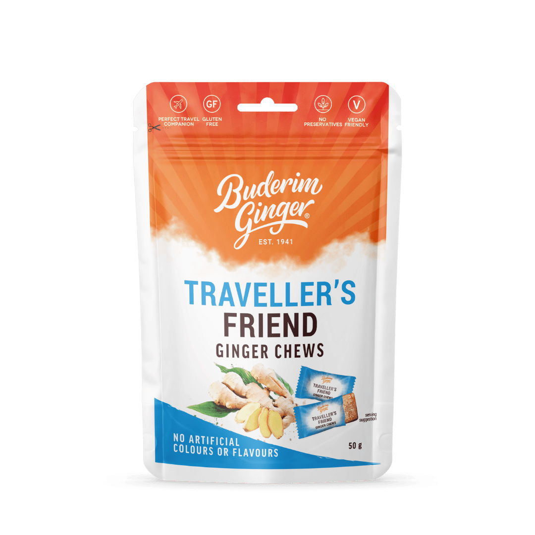 Buderim Travellers Friend Ginger 50g