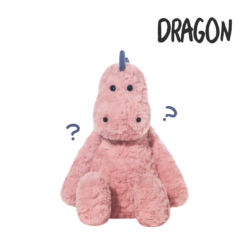 Welsh Raptor Plush Toy – Cute Little Pink Dinosaur 50CM