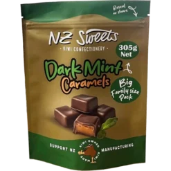 NZ Sweets Dark Mint Caramel 305g