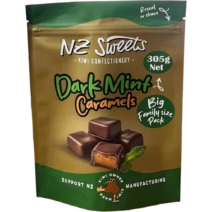 NZ Sweets Dark Mint Caramel 305g