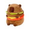 High-Cute Burger-Style Capybara Plush Toy 40cm 1