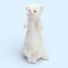 White Mink Plush Toy 52cm 1