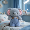 New Overalls Elephant Plush Toy 31cm 1