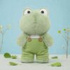 New Overalls Frog Plush Toy 31cm 2