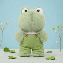 New Overalls Frog Plush Toy 31cm