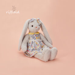 RIFFIELD Bunny Plush Toy in Floral Dress 45cm