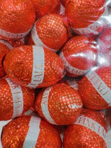 Pink Lady Milk Choc Hazelnut Praline Mini Eggs 200g