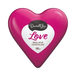Darrell Lea MILK CHOC HEART 100g