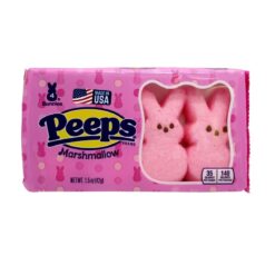 PEEPS PINK MARSHMALLOW BUNNIES 4CT